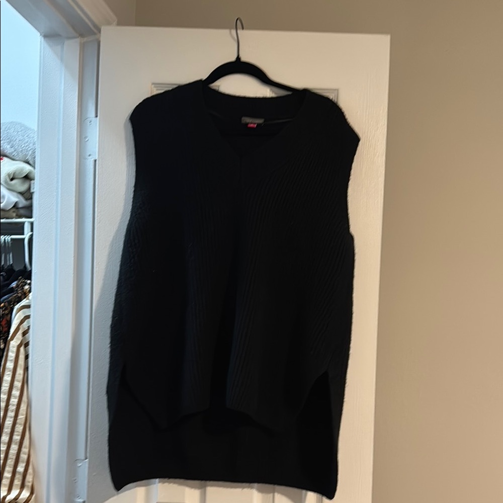 Women's Black Sweater Vest